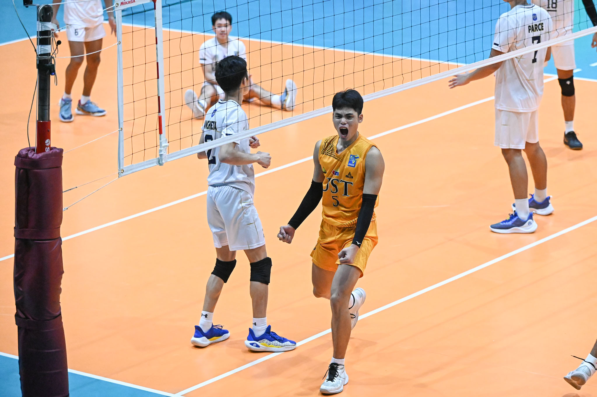 UST snaps skid, hands NU first loss