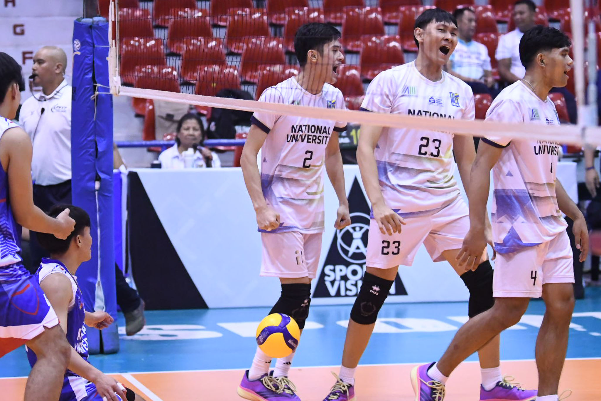 NU survives Arellano in 5-set men's opener