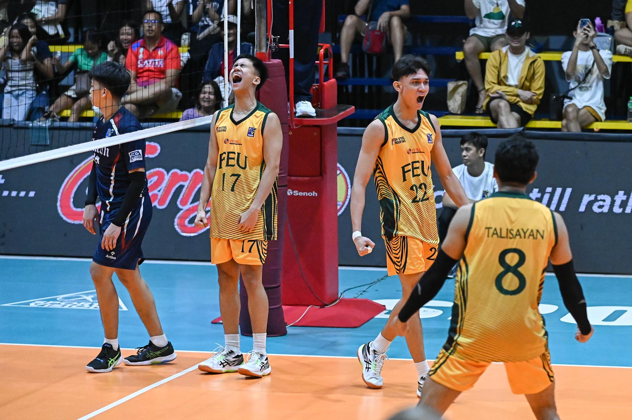 FEU squeaks past Letran, clinches playoff berth