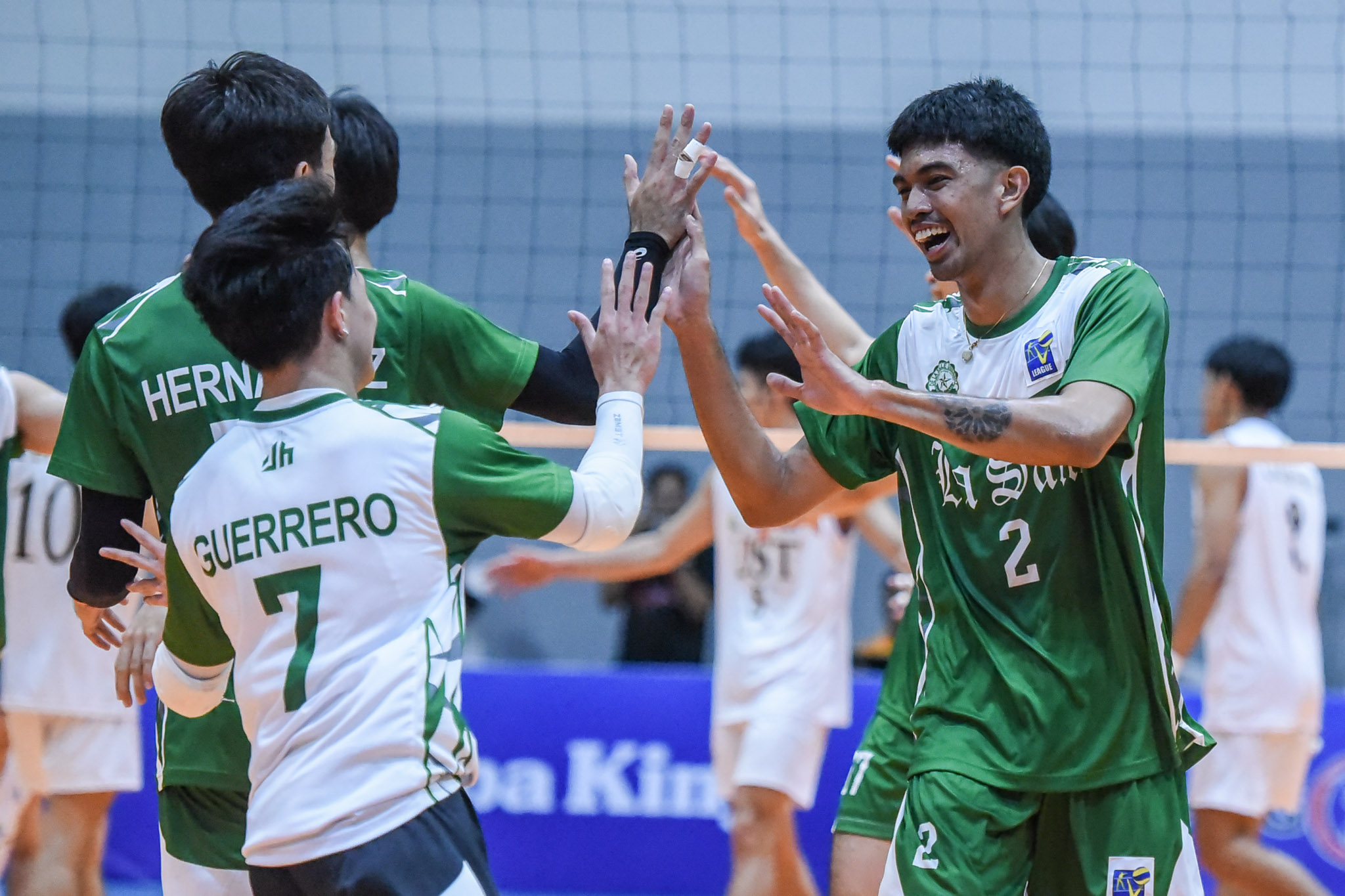 La Salle, FEU gun for No. 3 vs EAC, Perpetual